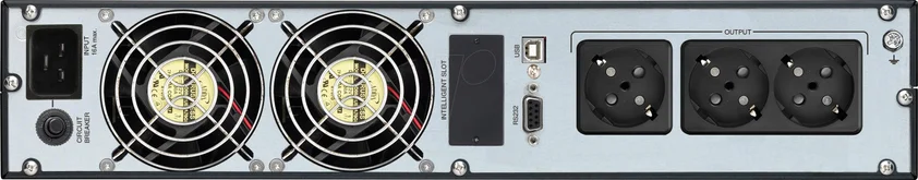 UPS FSP Group Champ Rack 3K, 3000VA, 2700W, LCD, 3 Schuko, USB, RS-232 ...